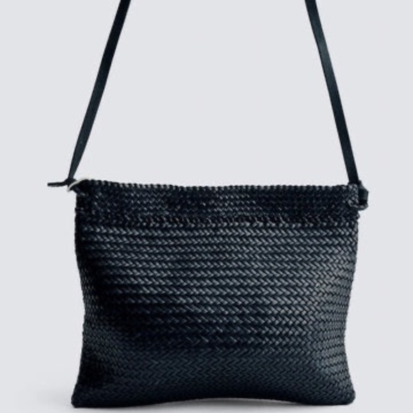 Dragon Diffusion Handbags - Dragon Diffusion Black Woven Crossbody Bag